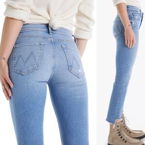 Mother The Insider Crop Step Fray Size 27 $248 MSRP